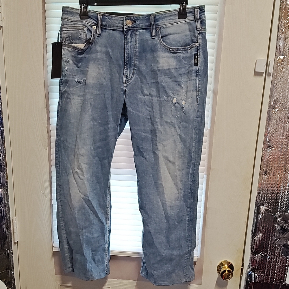 Silver Jeans Craig Men's Faded Blue Bootcut Jeans